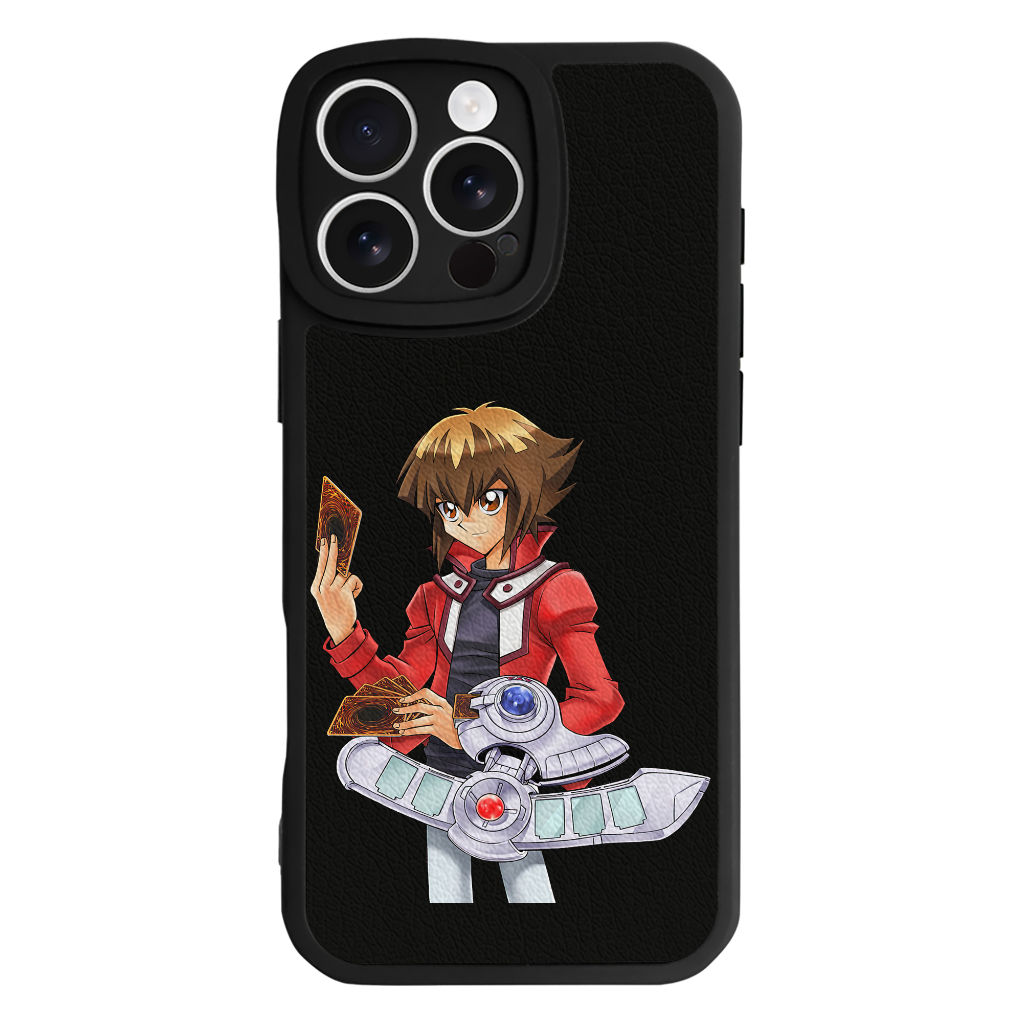 遊☆戯☆王 Yu-Gi-Oh! 【iPhone 16シリーズ対応】シリコンスマホケース（レザー調） 材質：シリコン